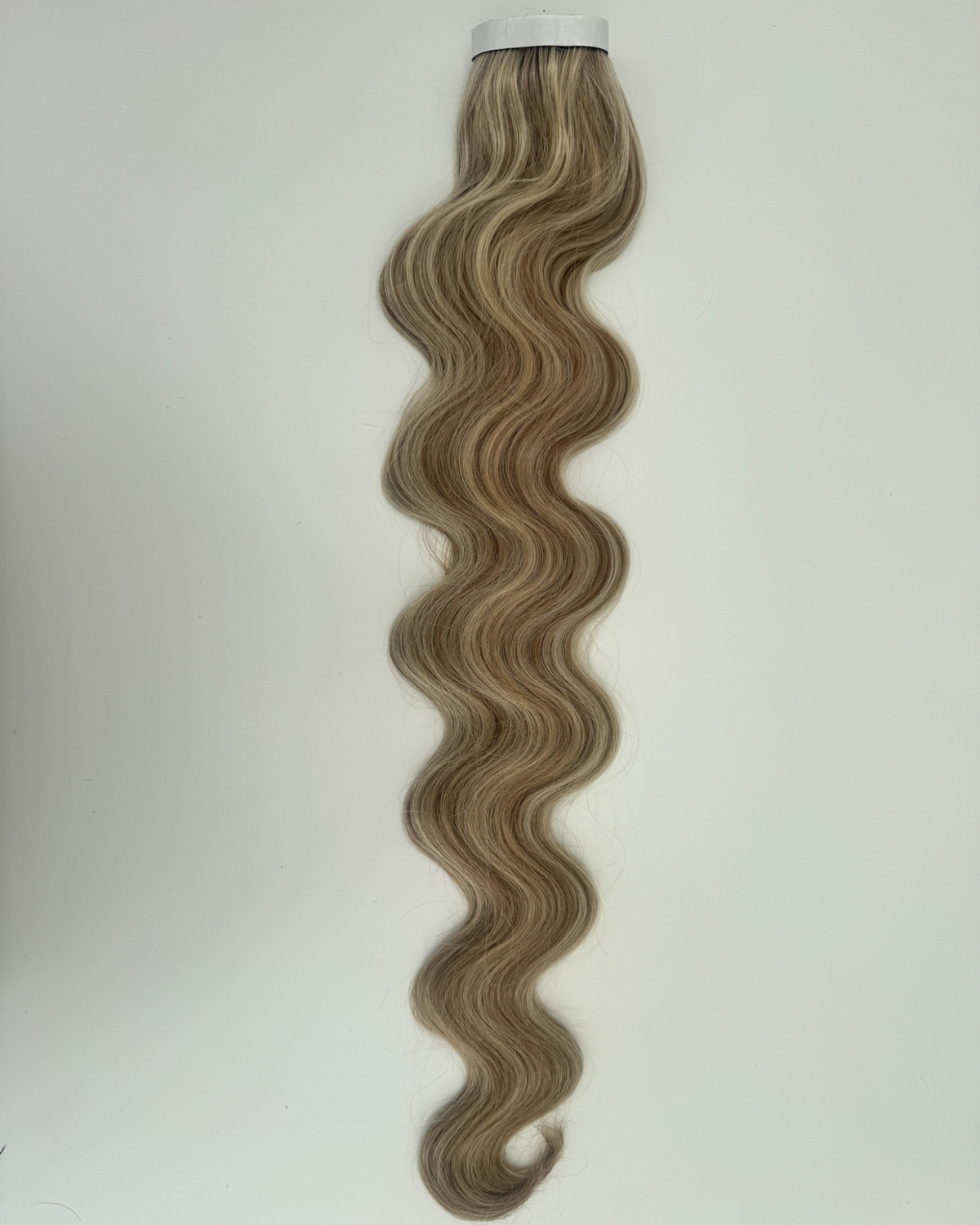 30” Wavy Tape-In Extensions – 210g Bio-Protein Fibre – Piano Blonde