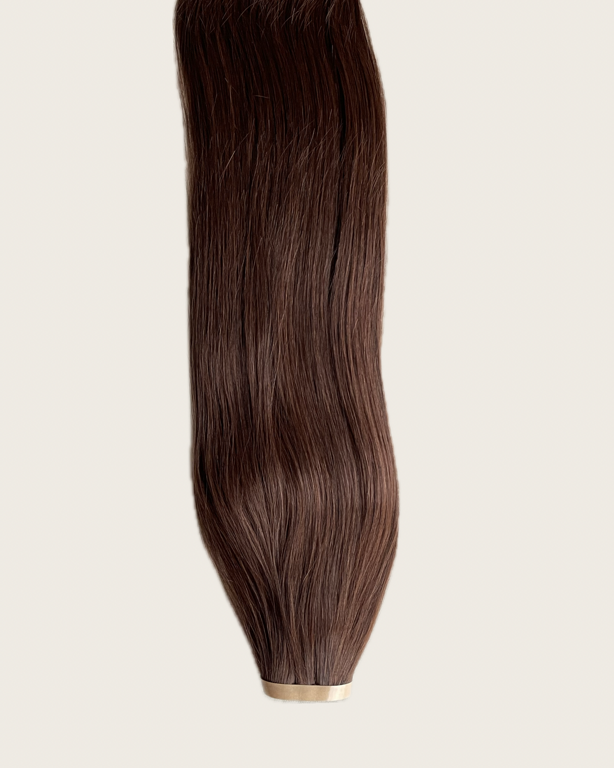 26” 200g Tape-In Weft Bio-Protein Fibre Dark Chestnut