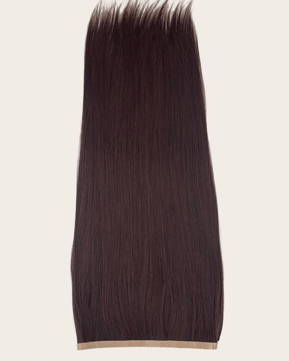 26” 200g Tape-In Weft Bio-Protein Fibre Chocolate Brown