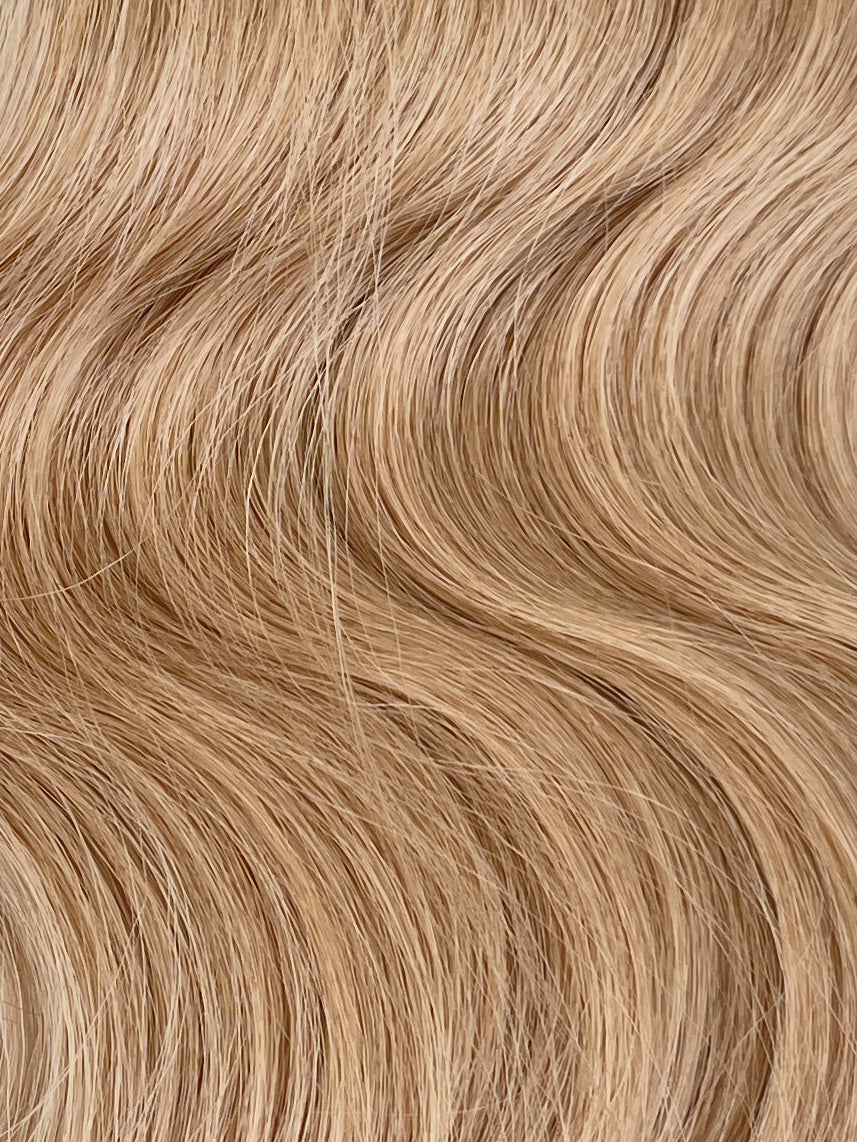 30” Wavy Tape-In Extensions – 210g Bio-Protein Fibre – Sandy Blonde